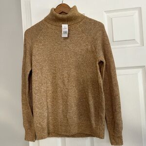 LOFT Men's Camel Turtleneck Sweater